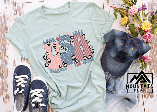 USA Land of the Free Because of the Brave | 4th of July