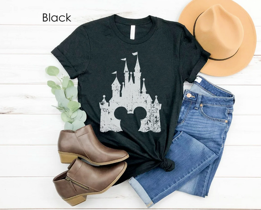 Simple Mickey and Disney Castle