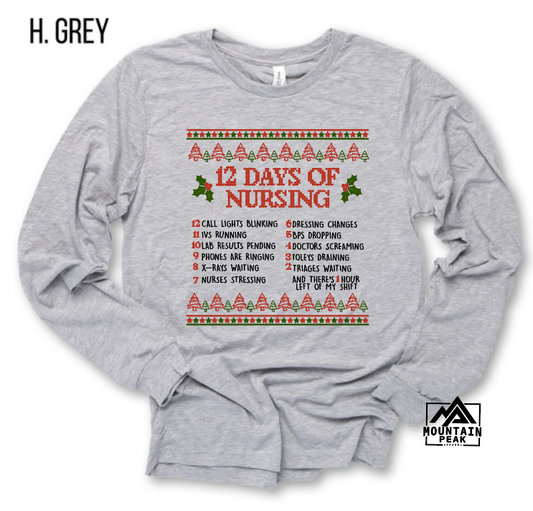 12 Days of Nursing