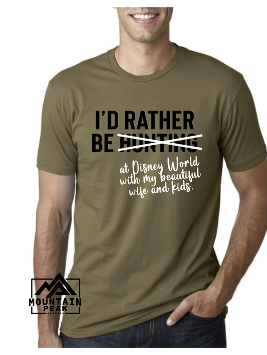 I'd Rather Be.....