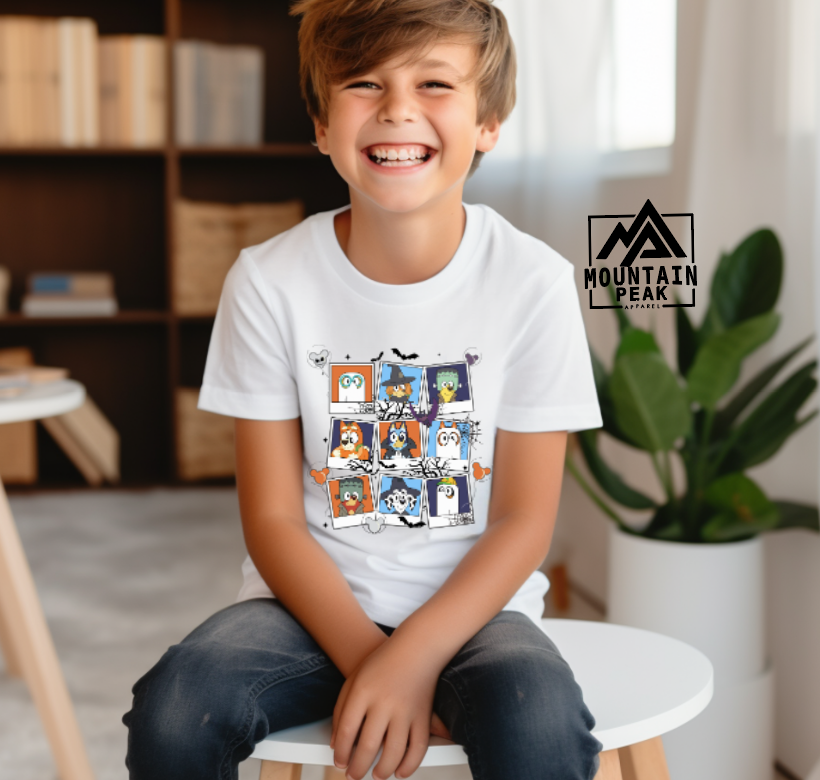 Brady Bunch style Bluey and Friends