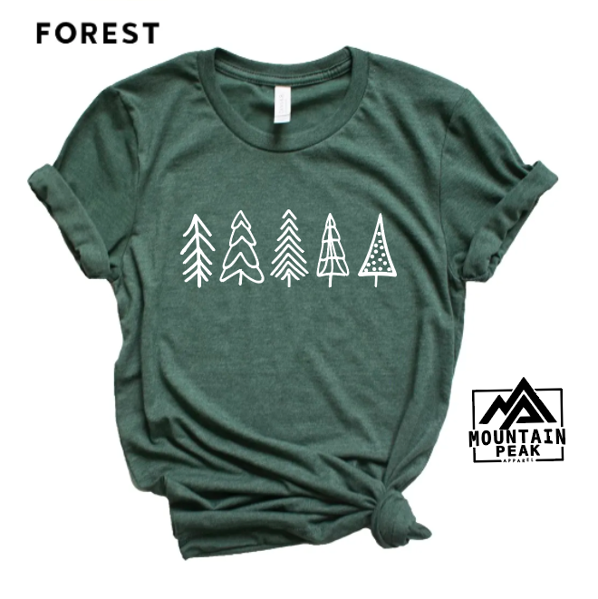Wintery Christmas Trees
