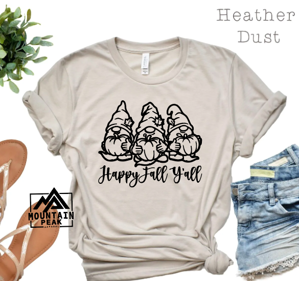 Simple Happy Fall Y'all Gnomes