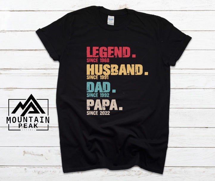 Legend Husband Dad Papa | DAD/Fathers | Holidays