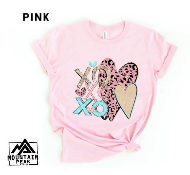 XOXO leopard heart | Valentines