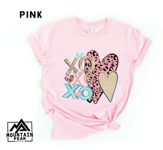 XOXO leopard heart | Valentines