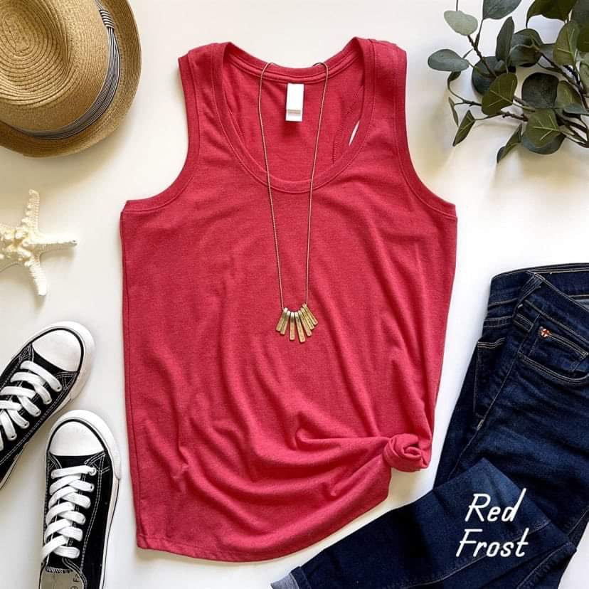 Women’s Perfect Tri Racerback Tank | Blank Apparel