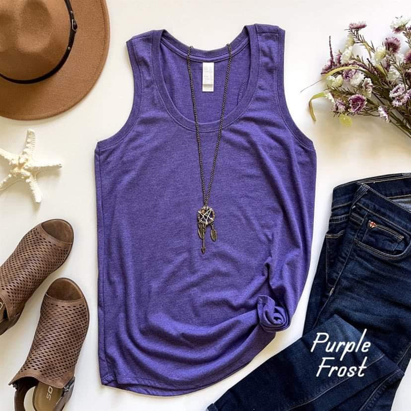 Women’s Perfect Tri Racerback Tank | Blank Apparel