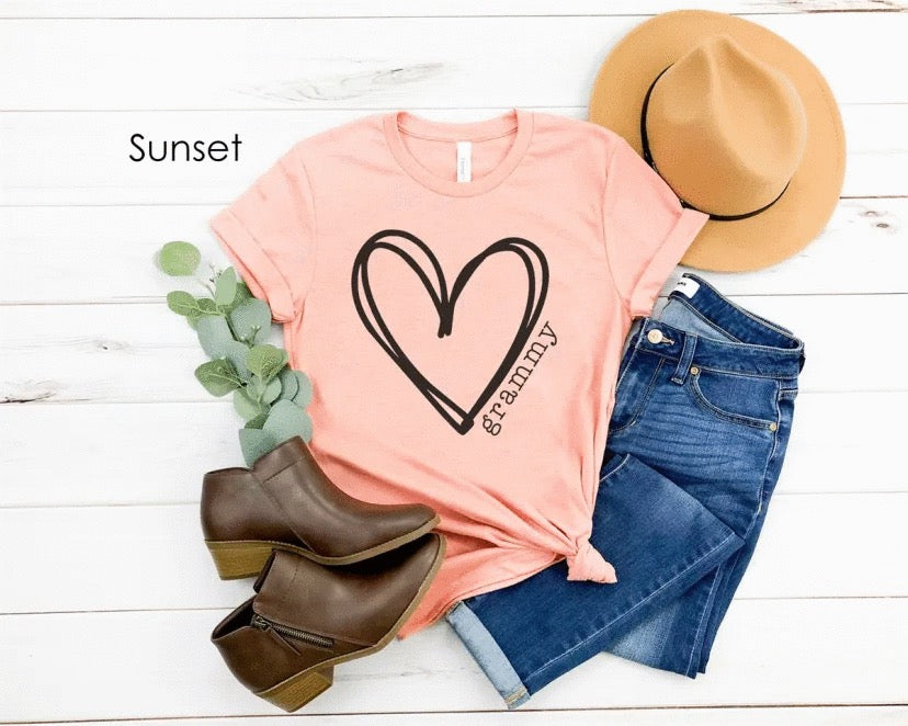 Big Heart w/ name | Mothers/Moms |Holiday