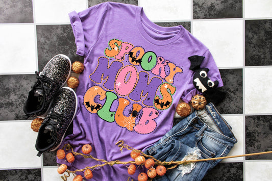 Spooky Mom's Club (Colorful Writing)