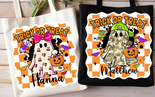 Trick or Treat Ghost Bag |  Halloween | Holiday