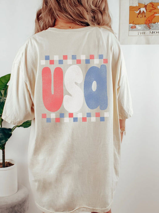 Checkered USA | 4th of July | Holiday