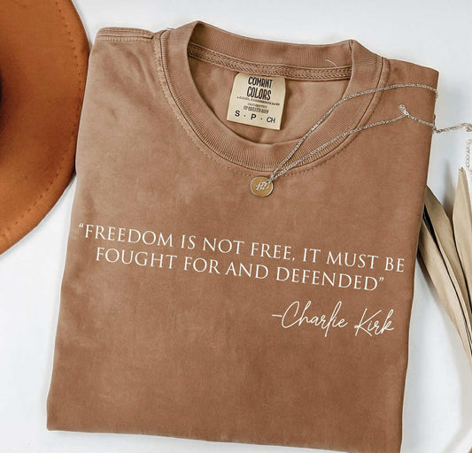 Freedom is not Free-Charlie Kirk | Awareness/Inspiration | And Everything in Between