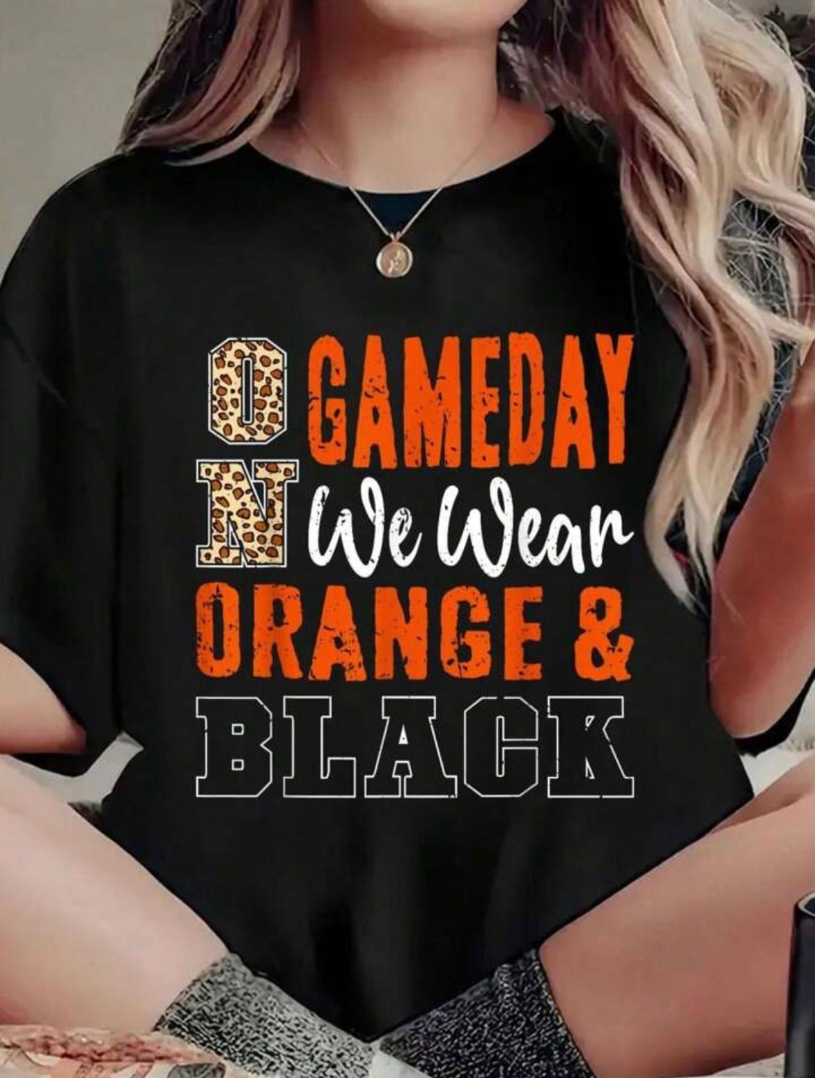 On Game Day We Wear Orange & Black | Malad | School