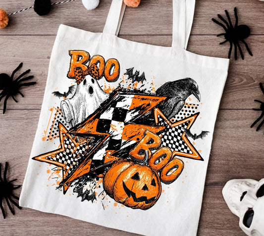 Retro Boo Bag |  Halloween | Holiday
