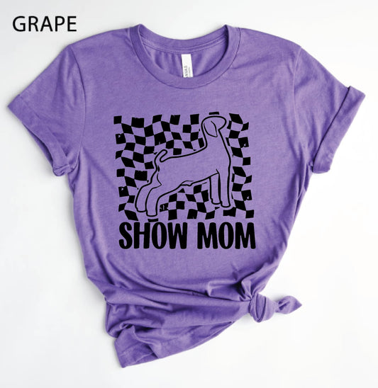 Checkered Show Mom-Goat | Fair | Western/Farm/Country