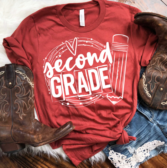 2nd Grade with Pencil