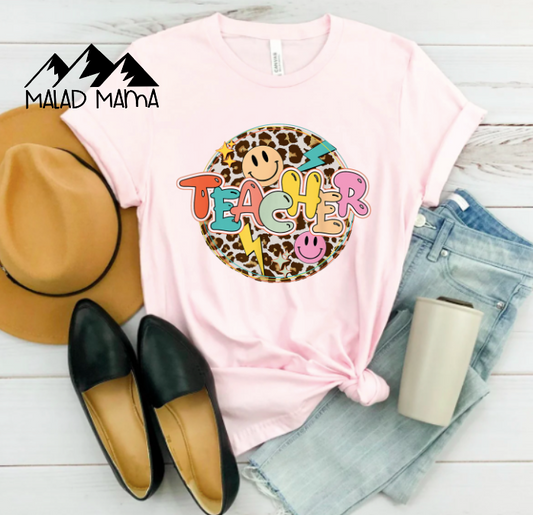 Retro Cheetah Teacher