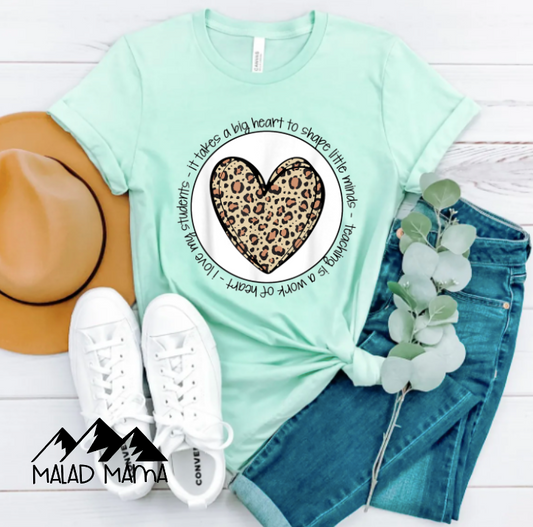 Teacher Cheetah Heart