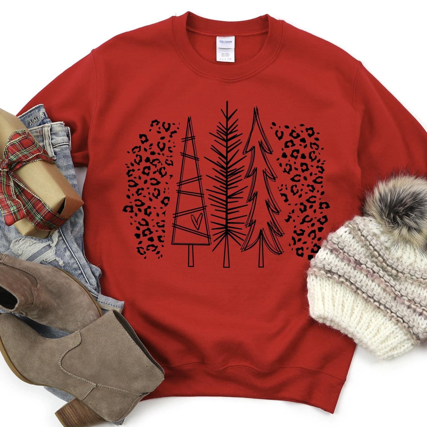 x3 Christmas Tree Cheetah