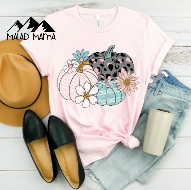 Fall Cheetah Pumpkin Set