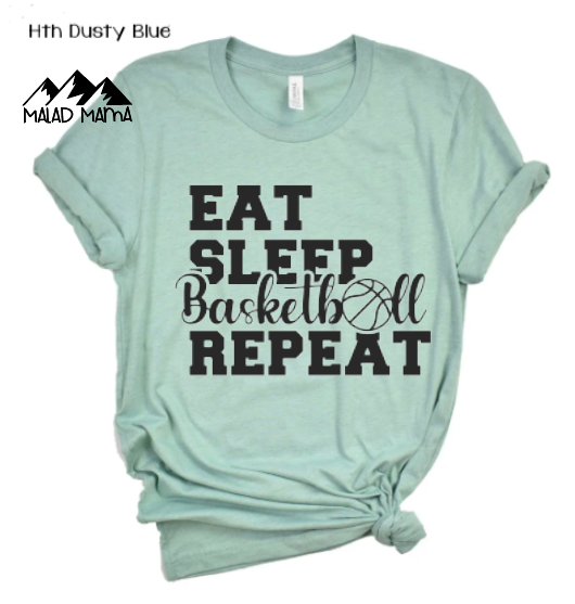 Eat Sleep BASKETBALL Repeat