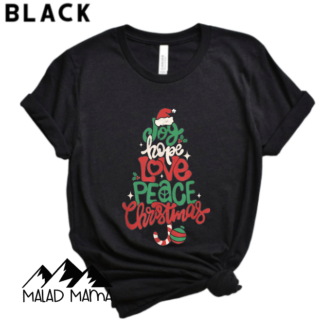 Joy Hope Love Peace Christmas