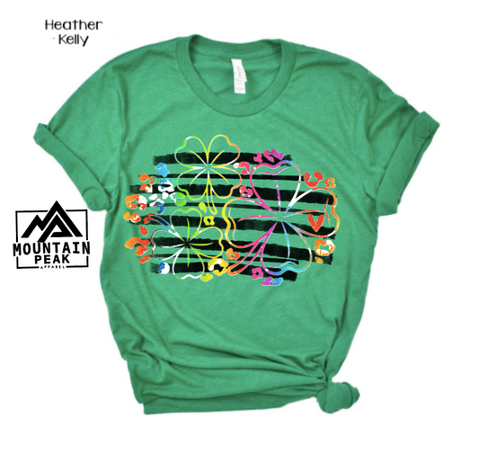 Rainbow Clover Stripe