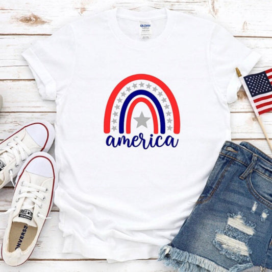 Rainbow America | America | 4th of July