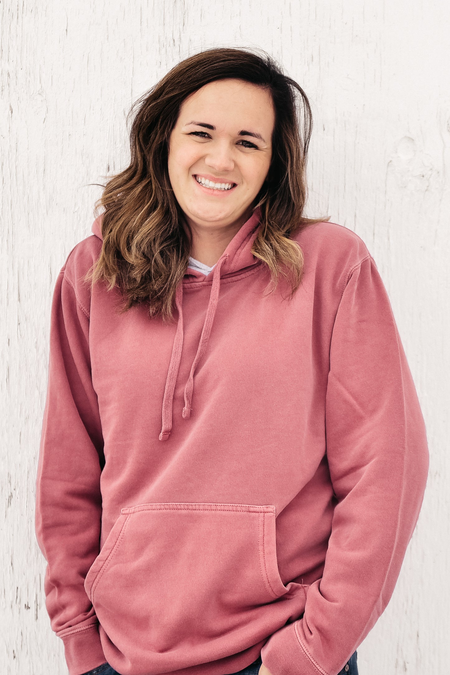Midweight Pigment Dyed Hooded Pullover