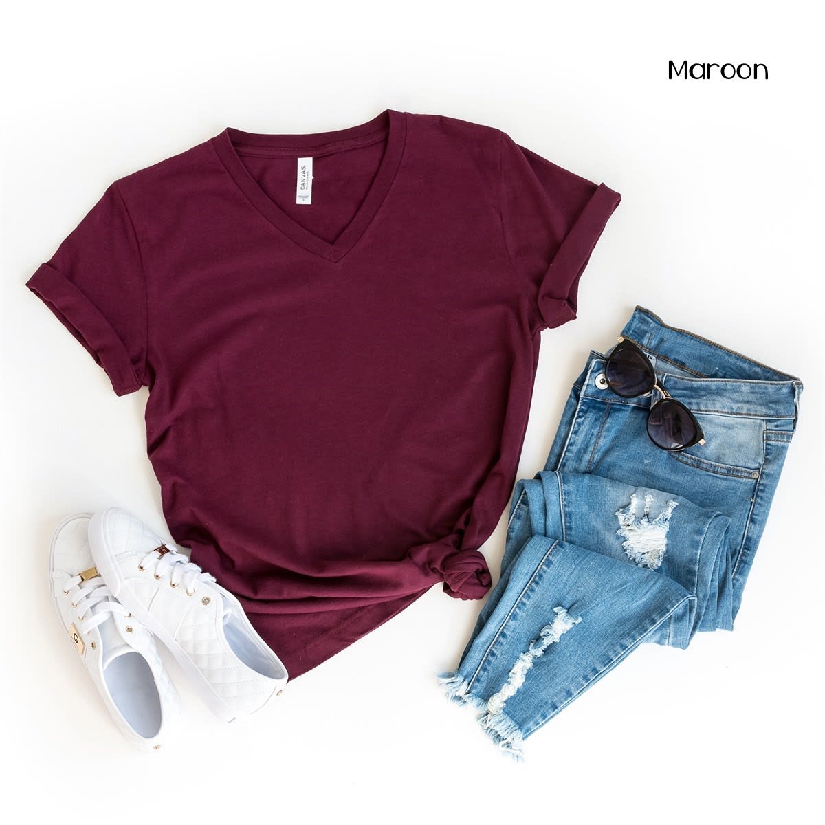 Basic V-Neck Tees