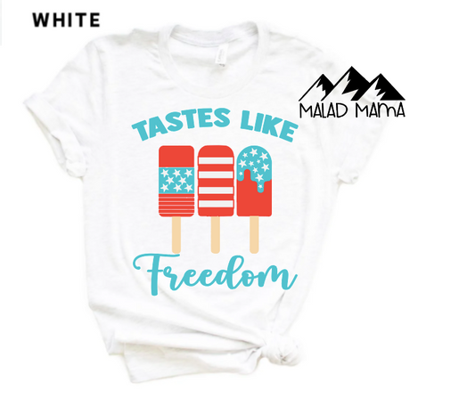 Taste Like Freedom Popsicle | 4th of July