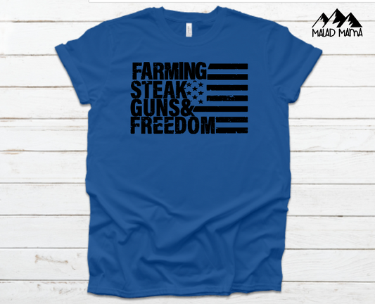Farming Steak Guns and Freedom | 4th of July
