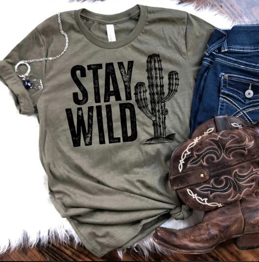 Stay Wild Cactus