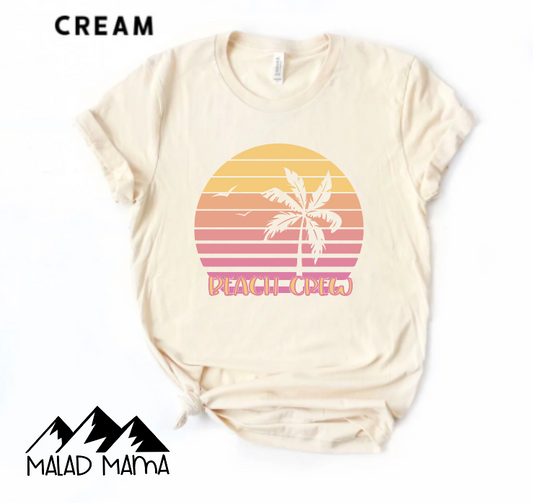 Beach Crew | Sunset | Vacation | Palm Tree