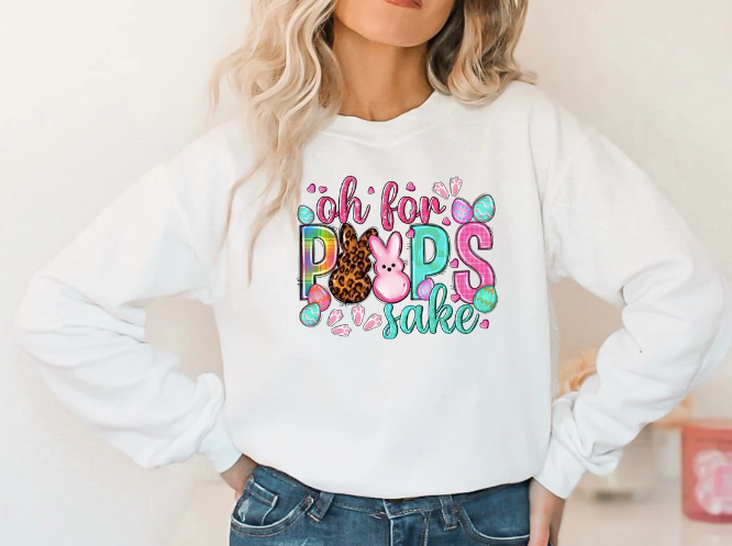 Oh For Peep's Sake sweatshirt | Easter