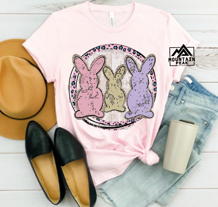 x3 Color Bunnies | Easter