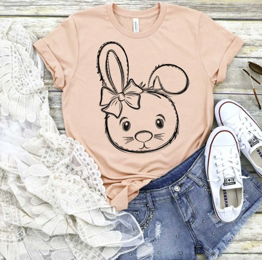 Baby Bunny with Bow | Easter