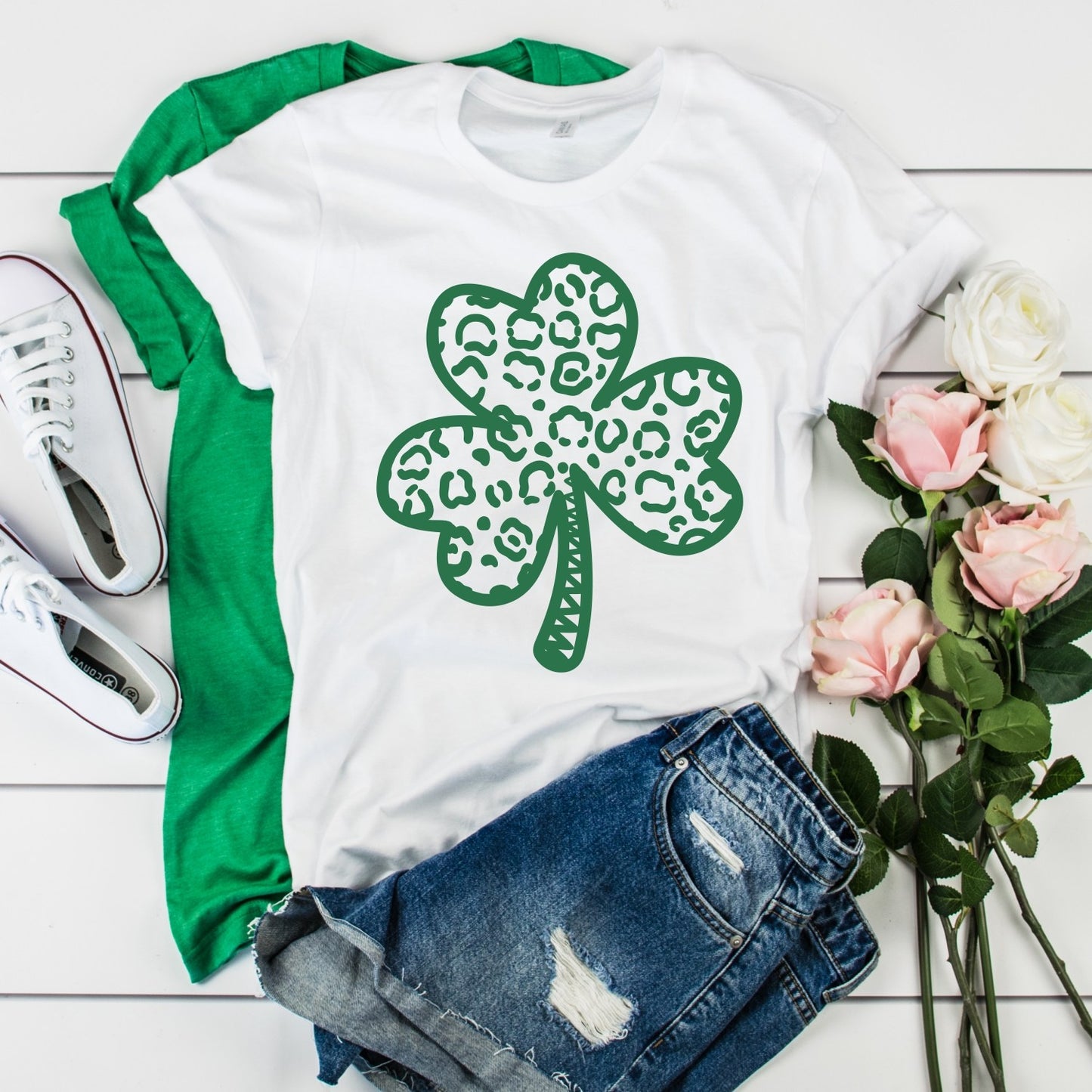 LEOPARD CLOVER | ST PATTYS | GREEN DAY