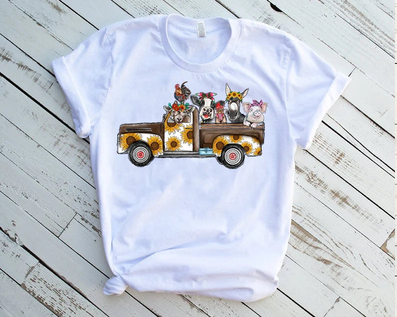 Old Truck Sunflowers