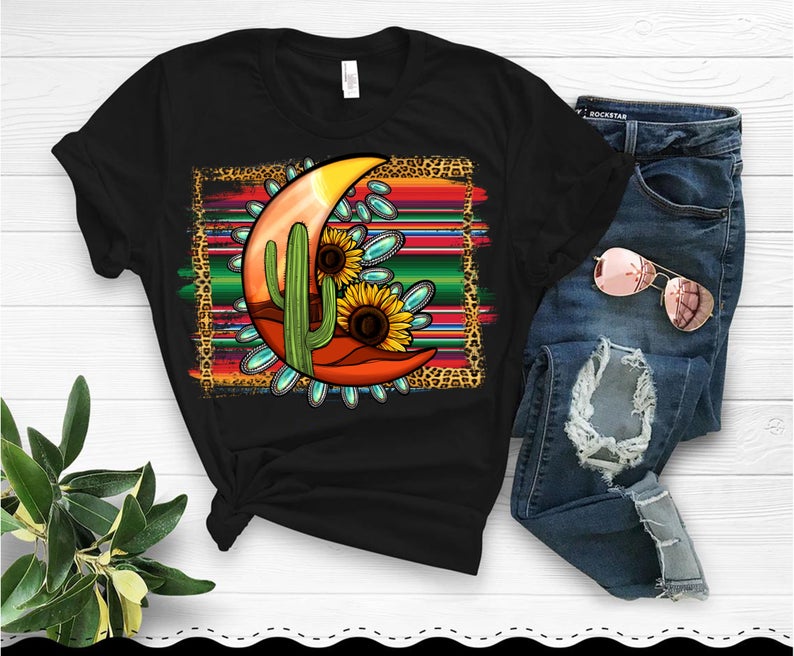Western Moon | Cactus | Turquoise | Sunflower