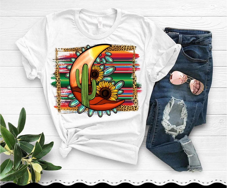 Western Moon | Cactus | Turquoise | Sunflower