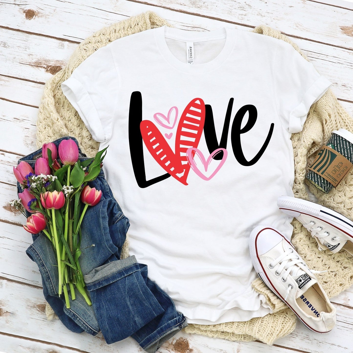 Love with hearts| Valentines | February