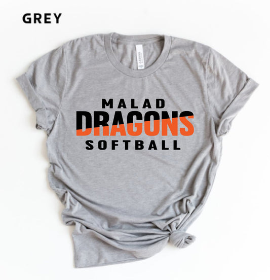 Malad Dragons Fan(Grey) | Malad Dragons Softball