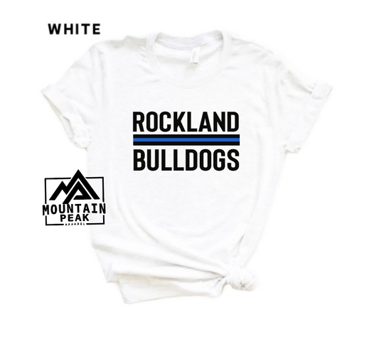 Blue/Black line Rockland Bulldogs