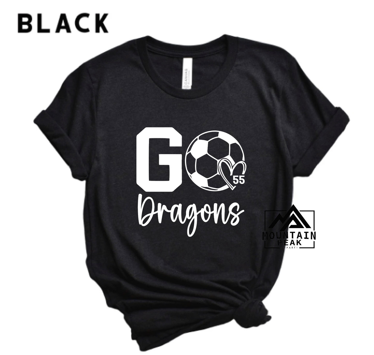 Go Dragons Soccer w/ # | Soccer | Sports