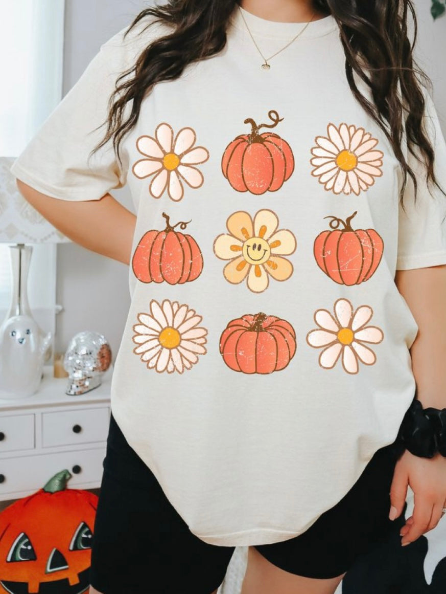 Pumpkins & Daisies | Halloween | Holiday