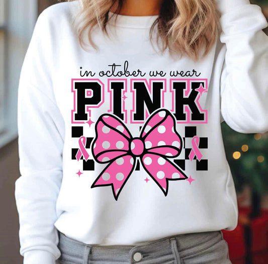 In October we wear Pink  | Cancer | Awareness/Inspiration