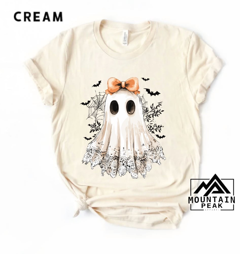 Cute ghost w/ bow  | Halloween | Holiday