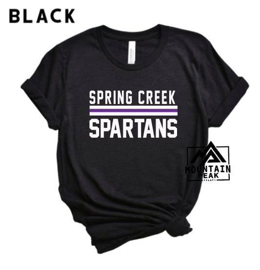 Spartans w/ Lines | Spring Creek Spartans | School